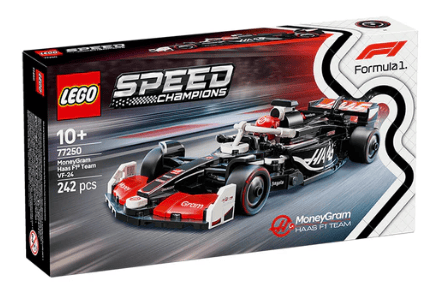Lego Speed Champions 77250 MoneyGram Haas F1® Team VF-24 Race Car 2025 242pcs Building Blocks