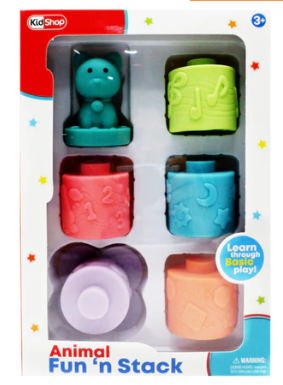 KidShop Animal Fun 'N Stack Playset