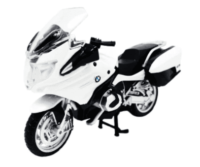 Metal Speed Zone Official Licensed 1:18 BMW R1250 RT White Die-cast