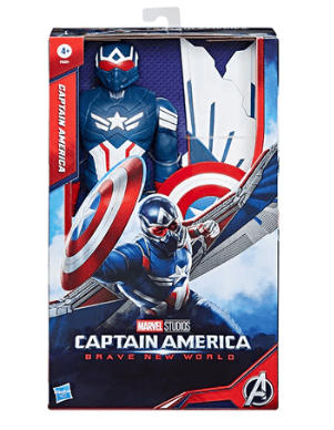 Marvel Avengers Titan Hero Series BNW Captain America With Wings Action Figure