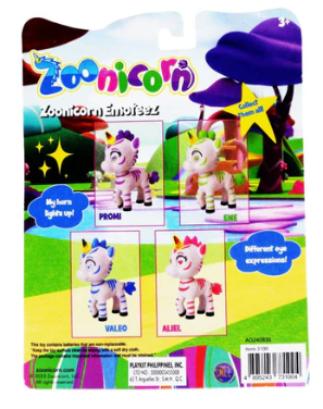 Zoonicorn Emoteez Promi Purple Action Figure