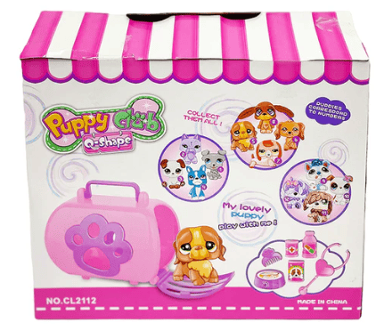 Puppy Club Q Shape Yellow Paw Playset