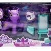 Happy Line Cutie Friends Love My Outfit Purple Pony With Mirror