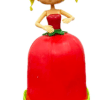 Diy Flower Girl Red Dress Doll