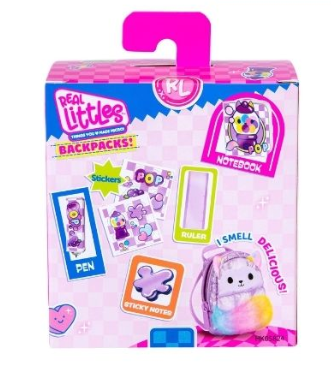 Real Littles Season 9 Scented Surprise Fruity Fox Bubble Gum Backpack