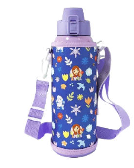 Zippies Lab Disney Frozen The Poet Inside 1 Liter Insulated Tumbler With Carrying Pouch