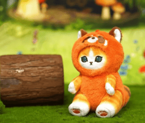 Mofusand Cat Cute Doll Plush Toy Kawaii Keychain Pendant Model Collection Desktop Decoration Ornament Toys Girls Birthday Doll